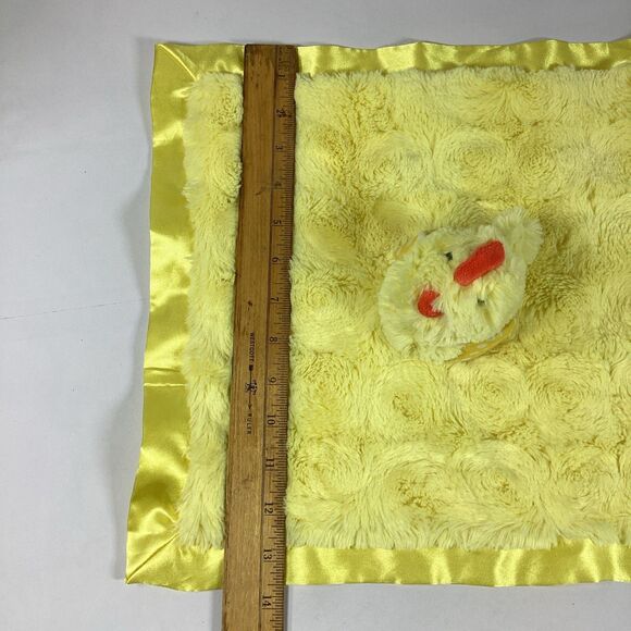 Cloud Island Lovey Security Blanket Chicken Chick Plush Crinkle Satin Yellow - Picture 8 of 8